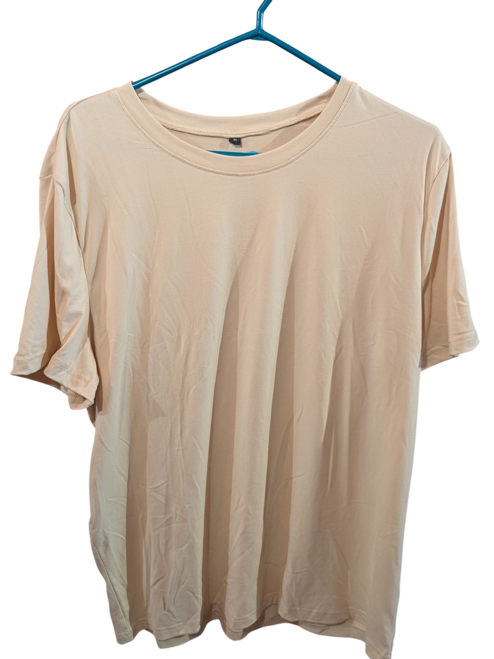 Men's Crew Neck T-Shirt in Beige